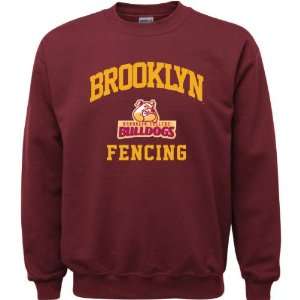  Brooklyn College Bulldogs Maroon Youth Fencing Arch 