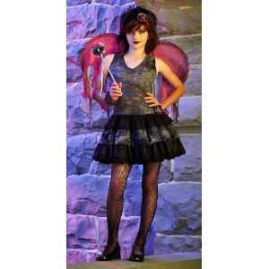   Party By Time AD Inc. Zombie Fairy Child Costume / Black   Size Medium