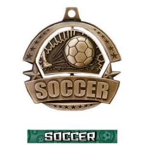 Hasty Awards Spinner Custom Soccer Medals M 720S BRONZE MEDAL/GRAPHX 