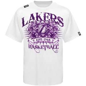    Los Angeles Lakers White Beastmaster T shirt