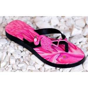  Susan Mango Flamingo Sandals (Size=M): Everything Else