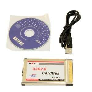  PCMCIA to USB Cardbus 2 Port 480M Inside Hide: Electronics