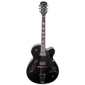  Aria FA 65 Electric Guitar   Black: Musical Instruments
