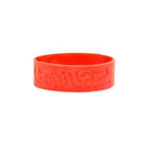 Gorillaz Red Logo Rubber Bracelet: Jewelry