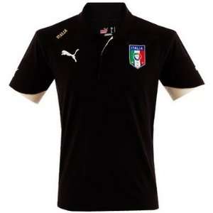  Italien Poloshirt 2010 schwarz: Sports & Outdoors