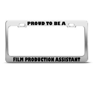  Proud Be Film Production Assistant Career license plate 