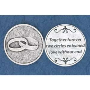   : 25 Together Forever Weddings & Anniversaries Prayer Coins: Jewelry