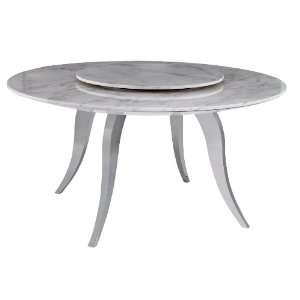  Temptation Round Marble Dining Table: Home & Kitchen