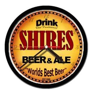  SHIRES beer and ale cerveza wall clock: Everything Else