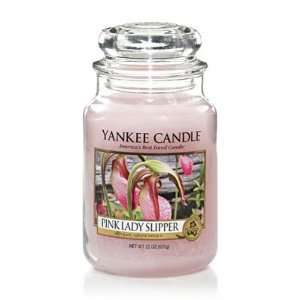 Yankee Candle 22 Oz. Pink Lady Slipper Jar Candle:  Home 