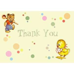  Dolce Mia ABC Playtime Baby Shower Thank You Card Party 