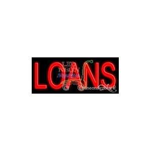  Loans Neon Sign 10 Tall x 24 Wide x 3 Deep: Everything 
