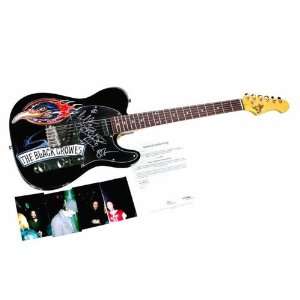  The Black Crowes Autographed Signed Airbrush Guitar 