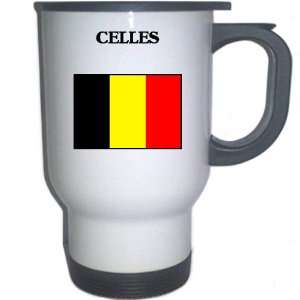  Belgium   CELLES White Stainless Steel Mug: Everything 