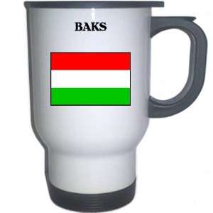  Hungary   BAKS White Stainless Steel Mug: Everything 