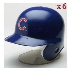  Chicago Cubs MLB Mini Batters Helmet 6 count: Sports 