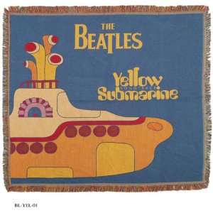  The Beatles Yellow Submarine Woven Throw (TP151 