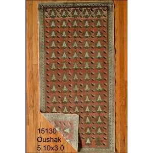    3x5 Hand Knotted Oushak Turkey Rug   30x510