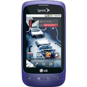  LG Optimus S Android Phone, Purple (Sprint): Cell Phones 