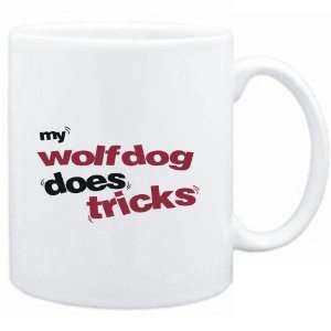  Mug White  MY Wolfdog DOES TRICKS  Dogs: Sports 