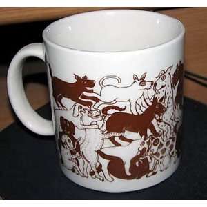 Animates Naught Dog Mug by Taylor & Ng:  Kitchen & Dining