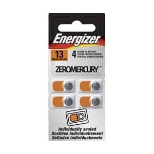  Energizer AZ13E 4 Size #13 4/Pk Hearing Aid Battery: Home 