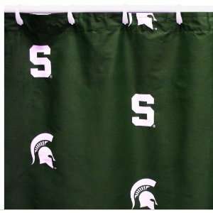   Michigan State Shower Curtain   Big 10 Conference: Sports & Outdoors