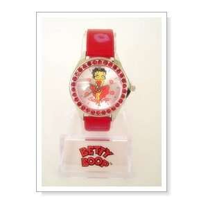   Betty Boop : Ladies Watch (Crystal Circle, Red Band): Everything Else