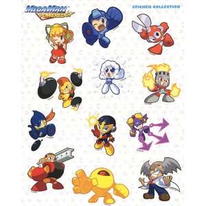  Mega Man Powered Up Sticker Sheet: Toys & Games