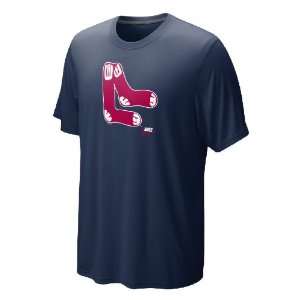 Boston Red Sox Blue Cooperstown Dri Fit Shirt by Nike  