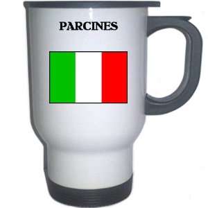 Italy (Italia)   PARCINES White Stainless Steel Mug 