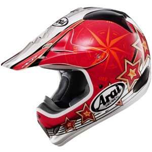  Arai VX PRO3 Salminen Helmet   Color  red   Size  Medium 