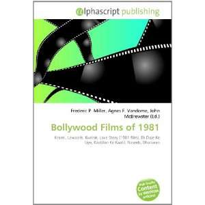  Bollywood Films of 1981 (9786134046756) Books