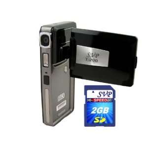  SVP HDDV T200 Black 1280x720p True HD Camcorder with 2.5 