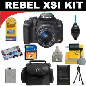 Canon Digital Rebel XSi 12MP Digital SLR Camera with EF S 18 55mm f/3 