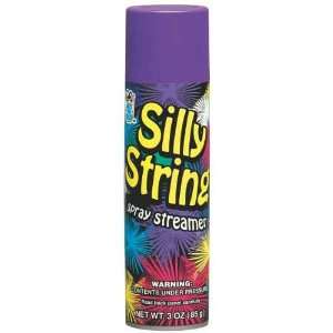  Purple Silly String, Made in USA  3 oz. Health 