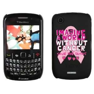 Save the Tatas   A World Without Cancer design on BlackBerry Curve 