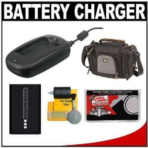  Contour USB Battery Charger with Battery + Case + Cleaning 