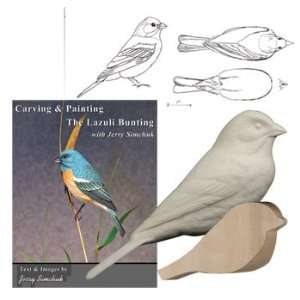  Woodcarving   LAZULIA BUNTING (MALE) KIT