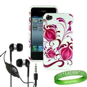   No  hands iPhone 4 Earphones with microphone + VG Live * Laugh * Love