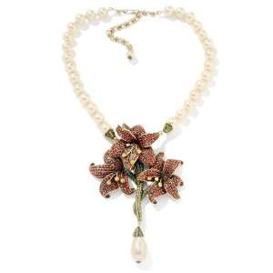  Heidi Daus Alluring Amaryllis Necklace Jewelry