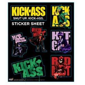  KickAss Mezco Toyz Sticker Sheet: Toys & Games