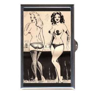  Pin Up Busty in Pasties Retro Coin, Mint or Pill Box Made 