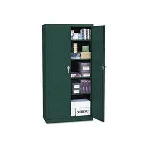    Assembled Storage Cabinet, 36w x 18d x 78h, Green: Home & Kitchen
