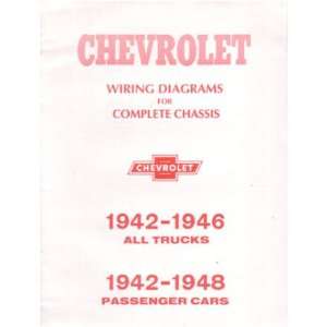  1942 1946 1948 CHEVROLET CARS TRUCKS Wiring Diagrams 