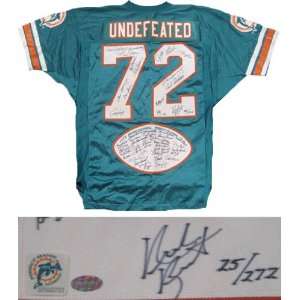  Autographed 1972 Miami Dolphins Jersey: Sports & Outdoors