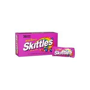 Skittles Candies, Wild Berry, 2.17 oz, 36 Count (Pack of 2):  