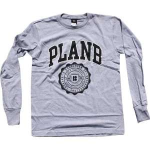  Plan B Long Sleeve T Shirt Uni [Large] White/Orange 