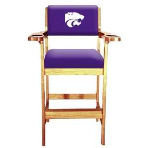  Kansas K State Wildcats Tall Pool/Billiard Spectator Chair 