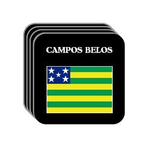  Goias   CAMPOS BELOS Set of 4 Mini Mousepad Coasters 